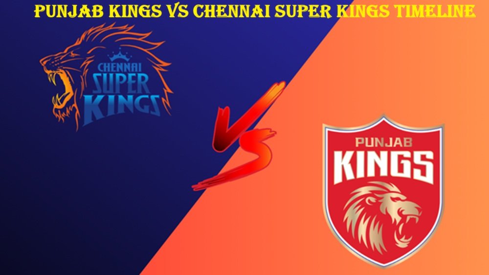 punjab kings vs chennai super kings timeline