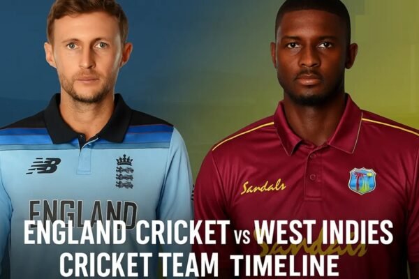 England vs West Indies Timeline