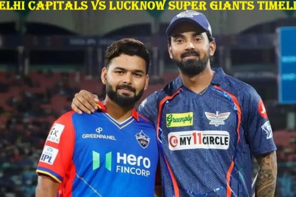 delhi capitals vs lucknow super giants timeline