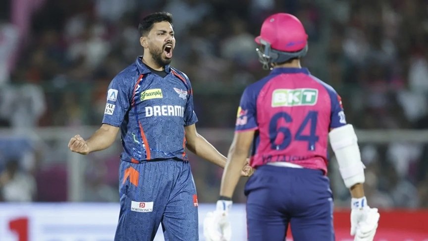 rajasthan royals vs lucknow super giants timeline