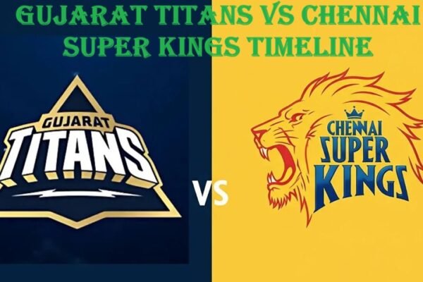 Gujarat Titans vs Chennai Super Kings Timeline