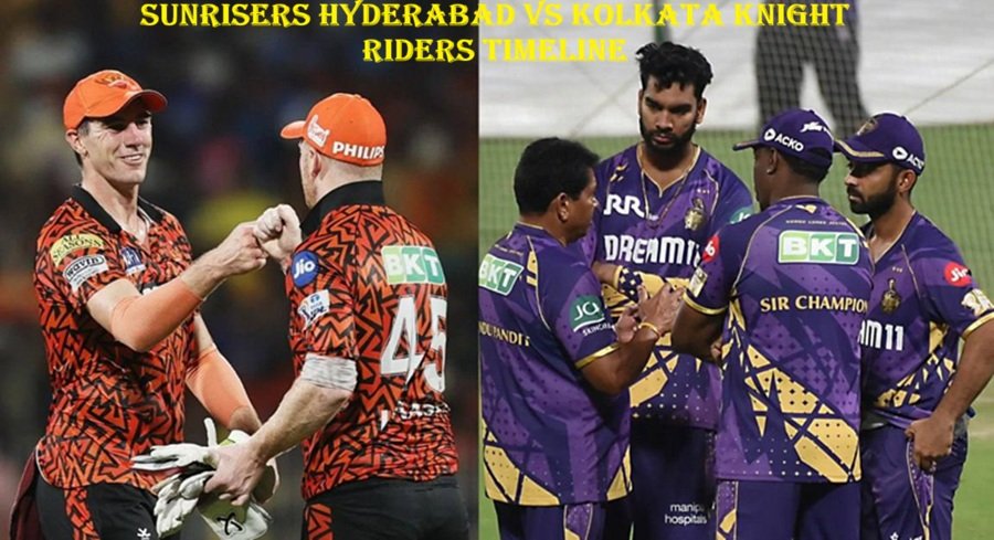 Sunrisers Hyderabad vs Kolkata Knight Riders Timeline