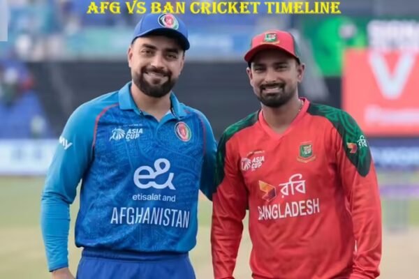 AFG vs BAN Cricket Timeline