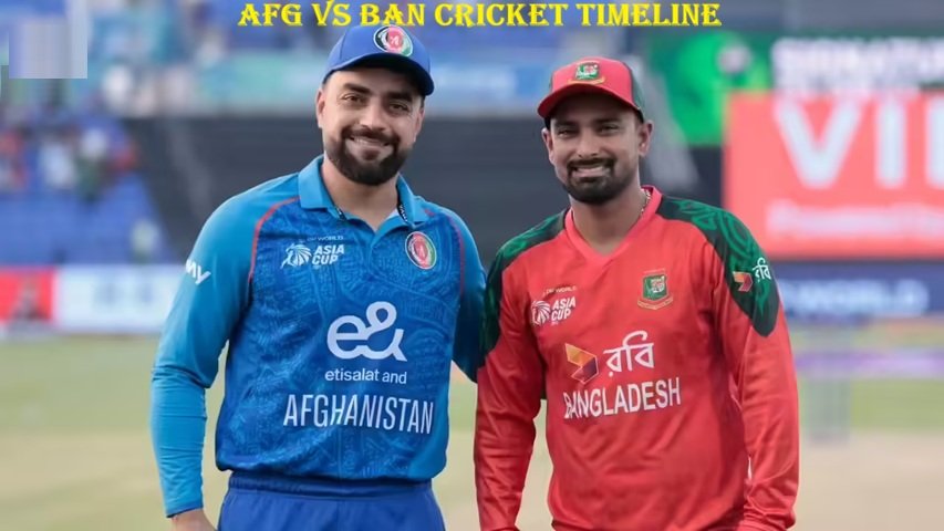 AFG vs BAN Cricket Timeline
