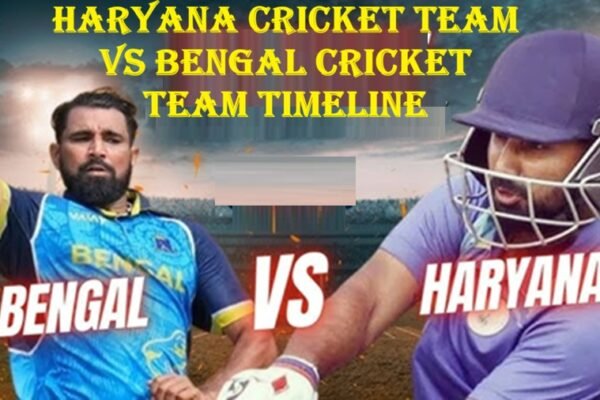 haryana cricket team vs bengal cricket team timeline
