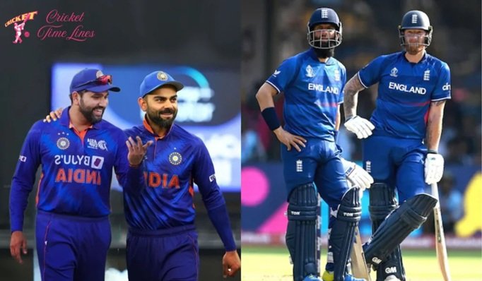 india cricket team vs england cricket team timeline