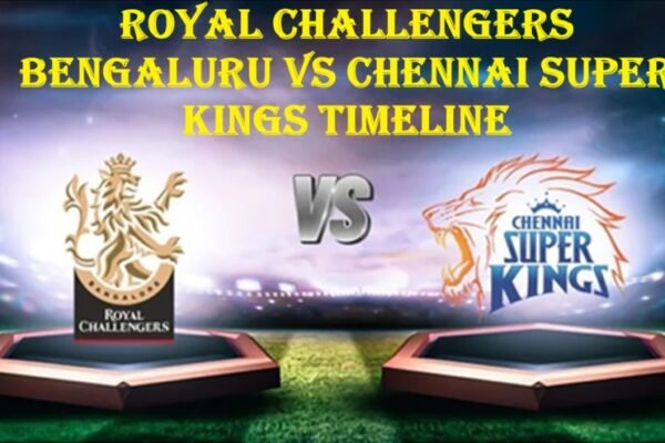 Royal Challengers Bengaluru vs Chennai Super Kings Timeline