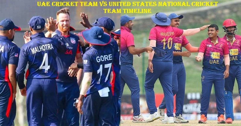 UAE Cricket Team vs United States National Cricket Team Timeline